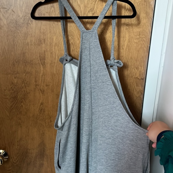 Old Navy Maternity Knotted-Strap Sweatpant Overalls XL - Picture 9 of 12